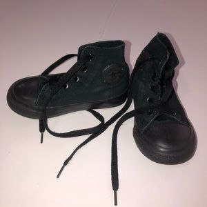 Black High Top Converse ALL STAR Size Infant 7